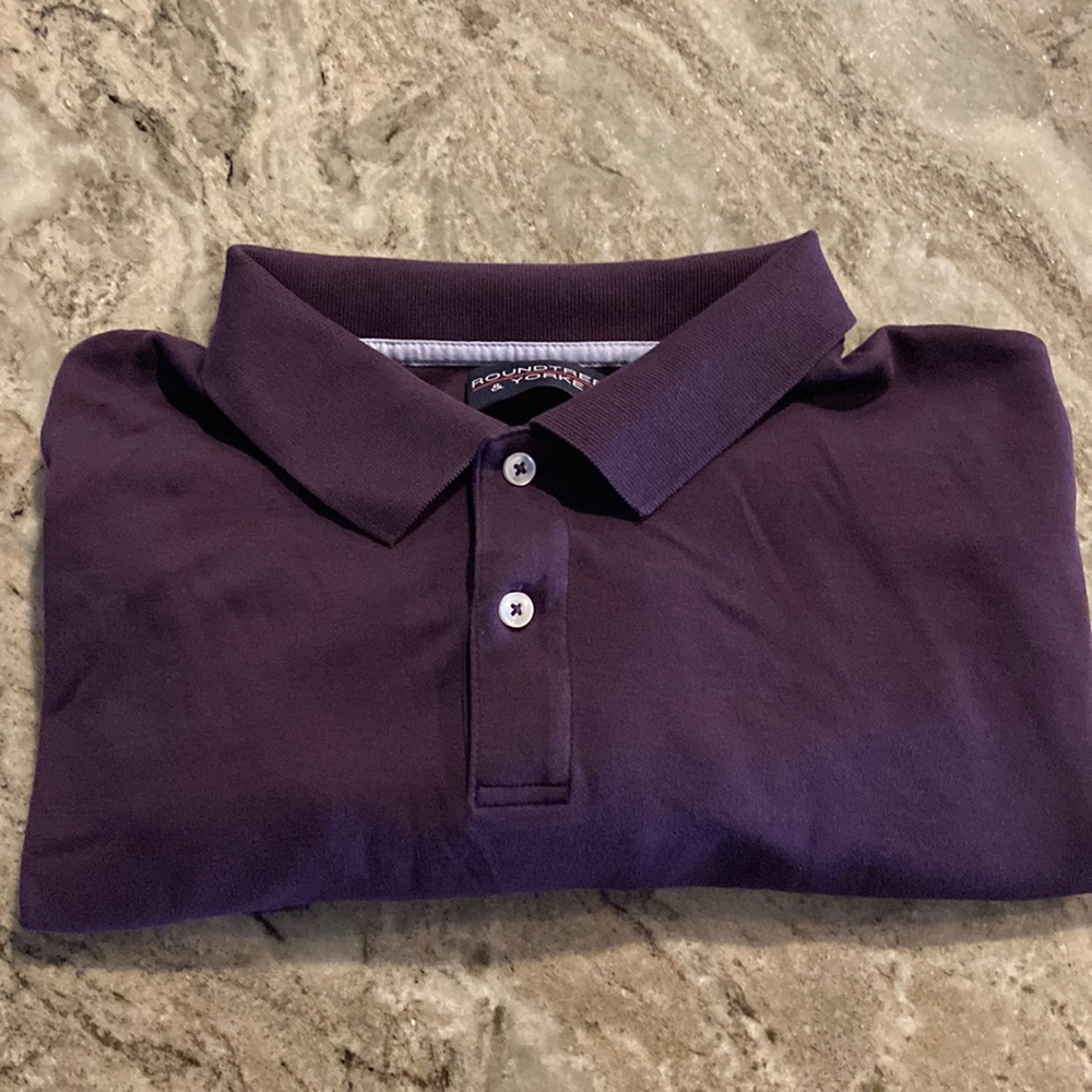 Purple Roundtree & York XL Polo Shirt